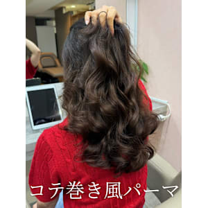 韓国風パーマ/コテ巻き風パーマ/レイヤー/デジタルパーマ