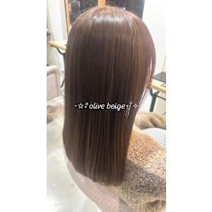 オリーブベージュ/10代20代/薬院 - fleur  by safari【フルール バイ サファリ】掲載中