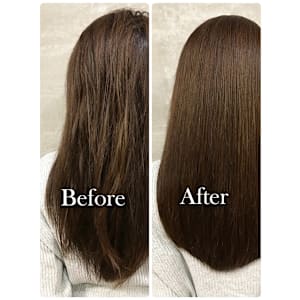自然なストレートヘアを叶える、プレミアム髪質改善縮毛矯正