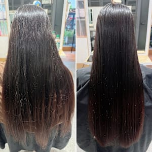 自然なストレートヘアを叶える、プレミアム髪質改善縮毛矯正