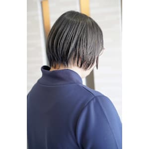 透け艶アッシュショートボブ