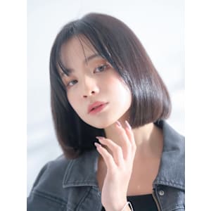 【La fith】暗髪カラー×ぱつっとボブ - La fith hair chrome 大宮店【ラフィス ヘアー クロム】【ラフィスヘアー クロム オオミヤテン】掲載中