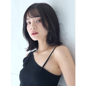 【La fith】暗髪カラー×ニュアンスヘア×外ハネボブ - La fith hair chrome 大宮店【ラフィス ヘアー クロム】【ラフィスヘアー クロム オオミヤテン】掲載中