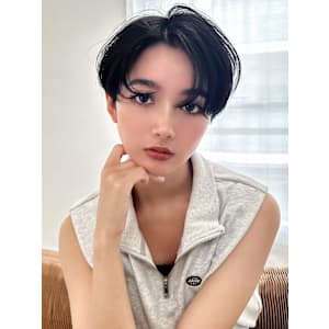 【La fith】ハンサムショート×横顔美人×黒髪 - La fith hair chrome 大宮店【ラフィス ヘアー クロム】【ラフィスヘアー クロム オオミヤテン】掲載中