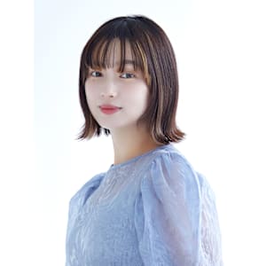 【La fith】インナーカラー×切りっぱなしボブ