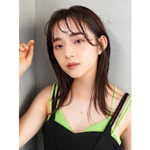 【La fith】アッシュグレージュ×シースルーバング