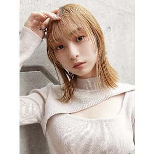 【La fith】ブロンドベージュ×ミディアム - La fith hair chrome 大宮店【ラフィス ヘアー クロム】【ラフィスヘアー クロム オオミヤテン】掲載中