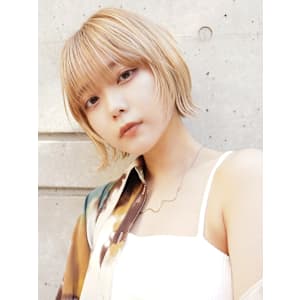 【La fith】マッシュボブ×ホワイトミルクティーベージュ - La fith hair chrome 大宮店【ラフィス ヘアー クロム】【ラフィスヘアー クロム オオミヤテン】掲載中