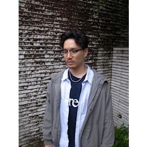 バーバーラルフカールセンターパートオールバック/渋谷