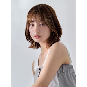 フェイスフレーミング×くびれボブ