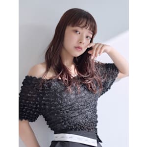 ゆるふわ×オン眉×アプリコットブラウン