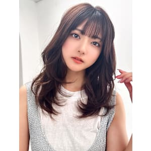 韓国風×レイヤーカット×ふんわりヘア