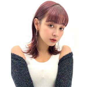 外ハネボブ×カシスブラウン