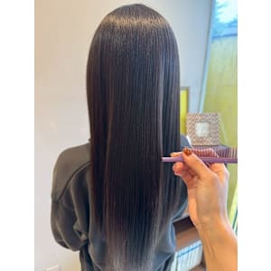 縮毛矯正ロング♪ダメージレス縮毛矯正！髪質改善ココアベージュ - 3PeaceHair恵比寿/髪質改善/縮毛矯正【スリーピースヘアエビス カミシツカイゼン シュクモウキョウセイ】掲載中