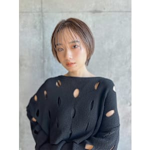 ハンサムショート×シースルーバング