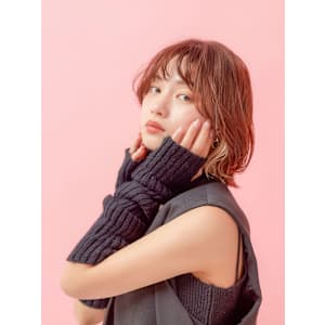 レイヤーカット×くびれボブ