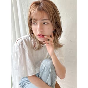 シアーベージュ×外ハネボブ