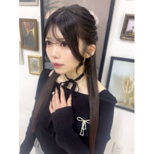 さらツヤ　ストレートハーフ