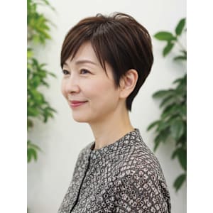 50-60代にオススメ★耳だしスッキリショート