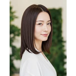 30-40代にオススメ★艶髪ロングボブストレート