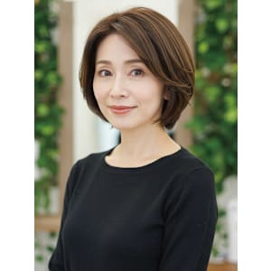 40-50代にオススメ★大人のふんわりレイヤーボブ