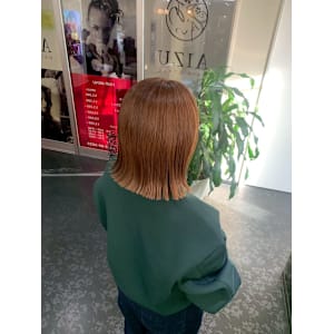 切りっぱなしスタイル