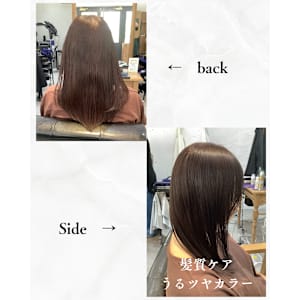 ≪お客様スタイル≫ 髪質ケアうるツヤグレイカラー