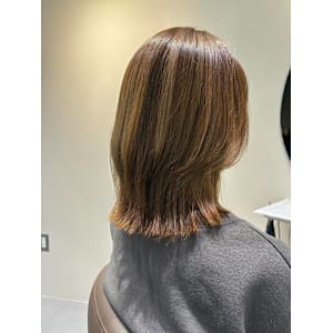 透明感マットベージュ×髪質改善