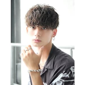 【無造作】ツイスト＋波巻きパーマ - LIPPS hair 心斎橋【リップスヘアー】【リップスヘアー シンサイバシ】掲載中