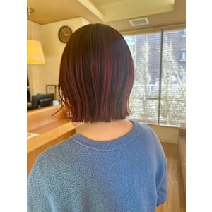 【増田】レッドブラウン×ボブ