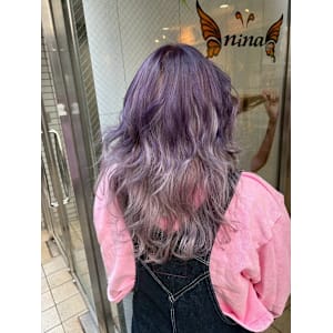 nina 【ニーナ】三軒茶屋×グラデーションカラー