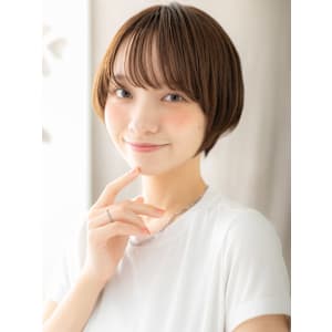 ココアブラウン小顔補正カット丸みショートマッシュ20代30代 - mod's hair【モッズヘア】越谷/越谷西口店【モッズヘア コシガヤ コシガヤニシグチテン】掲載中