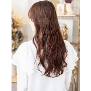 流し前髪こなれふんわりパーマエアリーロング　ヘーゼルブラウン - COVER HAIR bliss【カバーヘア ブリス】志木/志木南口駅前店【カバーヘア ブリス シキ シキミナミグチエキマエテン】掲載中