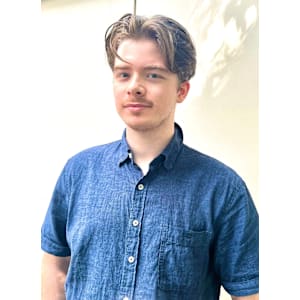 外国人風　センターパート