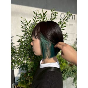 ターコイズイヤリングカラー