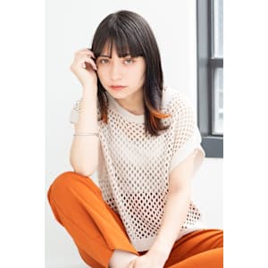 【Totia本通】インナーカラー×ラフミディアム