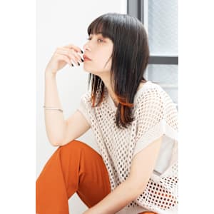 【Totia本通】インナーカラー×ラフミディアム