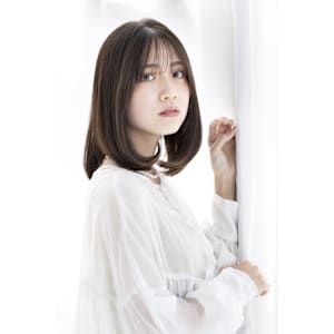 【Totia本通】ミディアムボブ×アッシュオリーブ