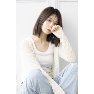 【Totia本通】フレンチボブ×カーキベージュ