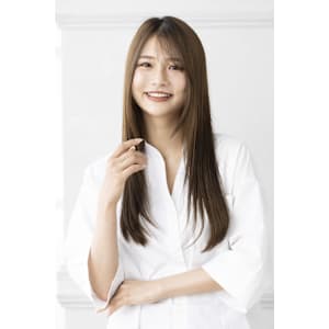 【Totia本通】斜めバング×レイヤーロング×アッシュオリー