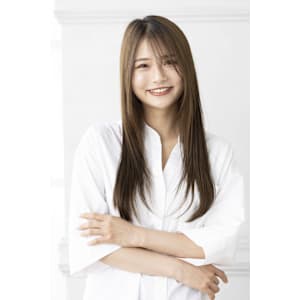 【Totia本通】斜めバング×レイヤーロング×アッシュオリー