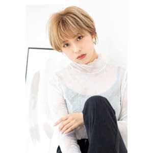 【Totia本通】ナチュラルショート×シルキーベージュ