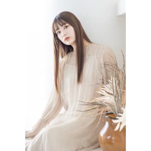 【Totia本通】透けバング×シースルーストレート