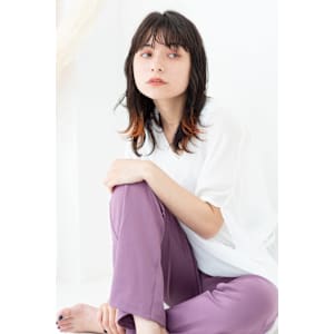 【Totia本通】インナーカラー×ラフミディアム