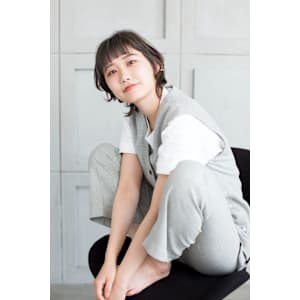 【Totia本通】オン眉ショート×スローカラー