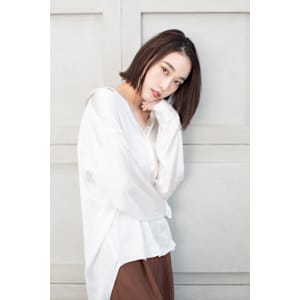 【Totia本通】切りっぱなしボブ×ラベンダーブラウン