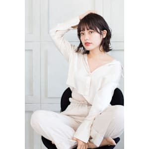 【Totia本通】セミウェットウェーブ×ココアブラウン