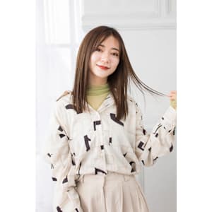 【Totia本通】セミディストレート×ことりベージュ