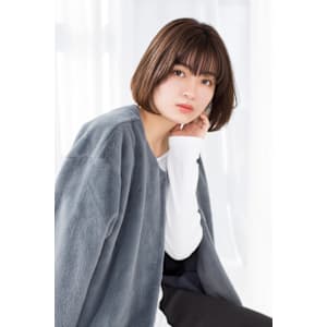 【Totia本通】ワンレンボブ×内巻きワンカール