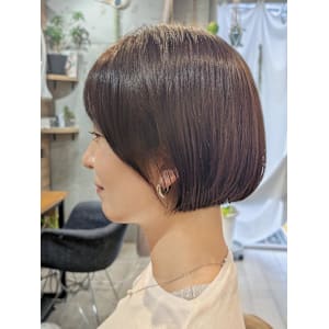 大人艶ミニボブ×オーガニックカラー - MANOHARU【マノハル】掲載中